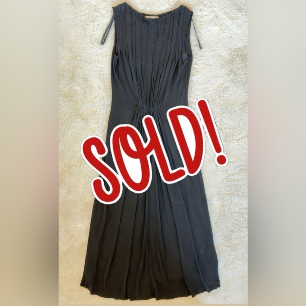 Prada Elegant Black pleated  Evening Dress